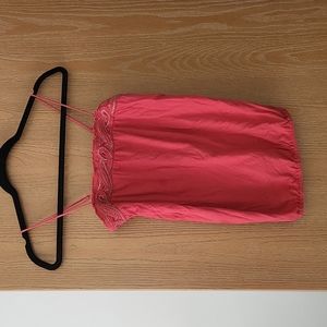 American eagle coral pink top Size S